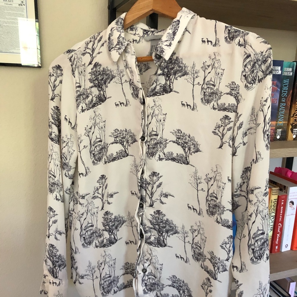 Patterned Dress Shirt